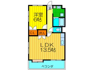 ブランド－ルＭⅢの物件間取画像